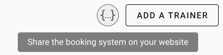 Sharing the GYMIFY booking system with your website